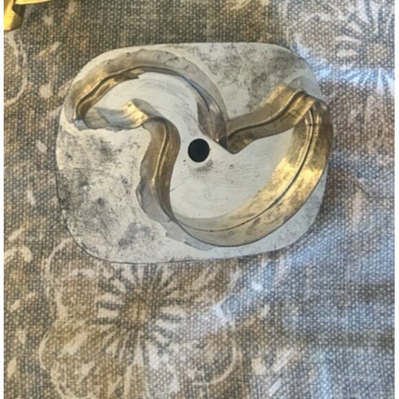 Set of 3 Antique Rustic Primitive Tin Cookie Cutters Birds Kitchen Decor Baking - Picture 5 of 5